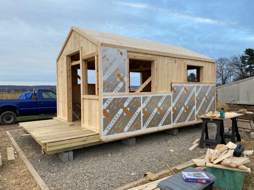 Izba Build Recap: Insulation, House Wrap, and Roofing Underlayment