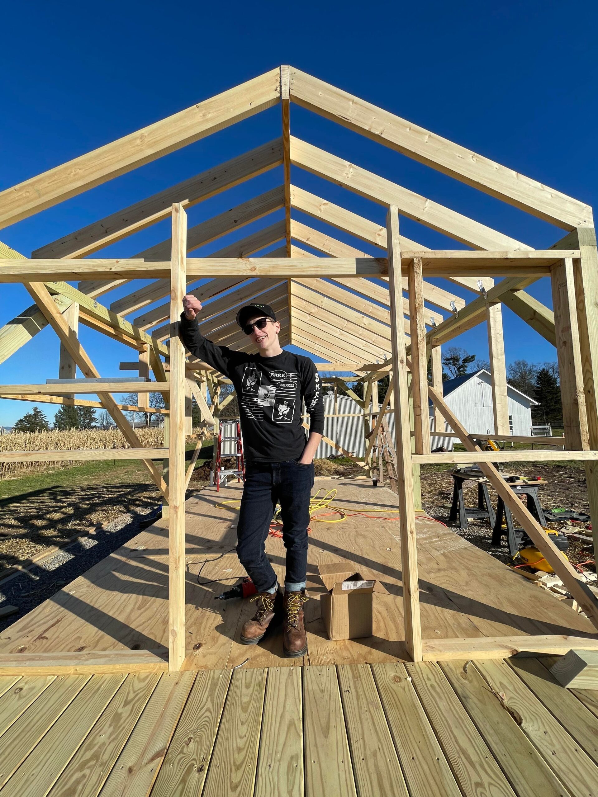 Izba Build Recap: Roof Framing