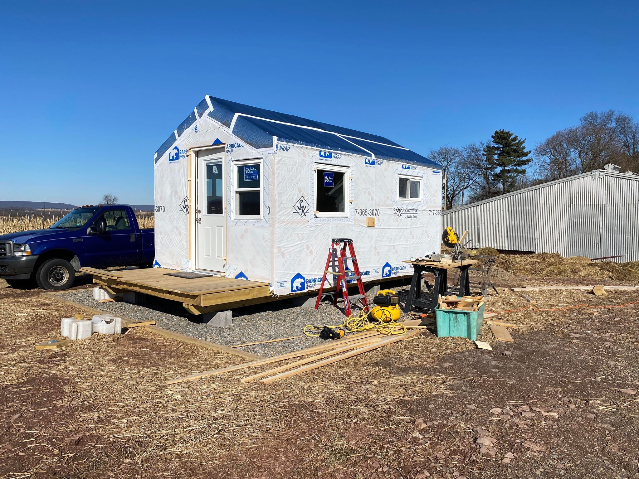 Izba Build Recap: Window and Door Installation